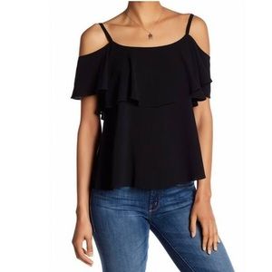 Bobeau black off the shoulder blouse